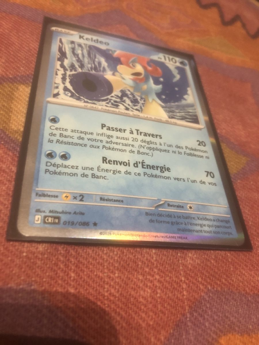 Pokémon Carte collezionabili: Keldeo (FR) – Nuovo (secondo la descrizione) da Lausanne venduto da fransadpop