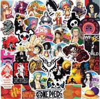 50 Stk. Sticker Aufkleber - Anime One Piece