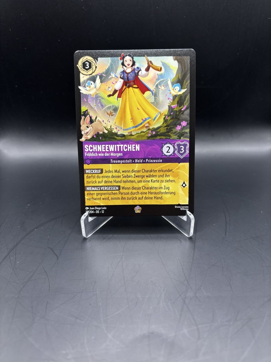 Disney Carte collezionabili: Disney Lorcana Schneewittchen DE – Nuovo (secondo la descrizione) da Magden venduto da LegacyCards