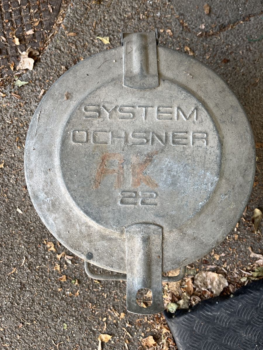 Ochsner Abfalleimer: SYSTEM OCHSNER 22 metallkübel – Gebraucht aus wabern von anna_rosa