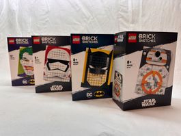 LEGO Brick Sketches 4er-Set – NEU & OVP