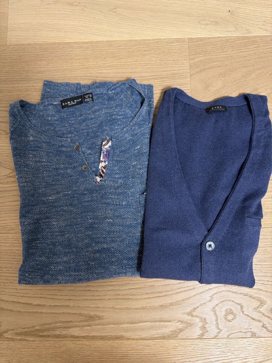 Lotti di vestiti: Herren Weste YVES & Sommerpulli Zara XL – Usato da Ennetbaden venduto da Katiusia