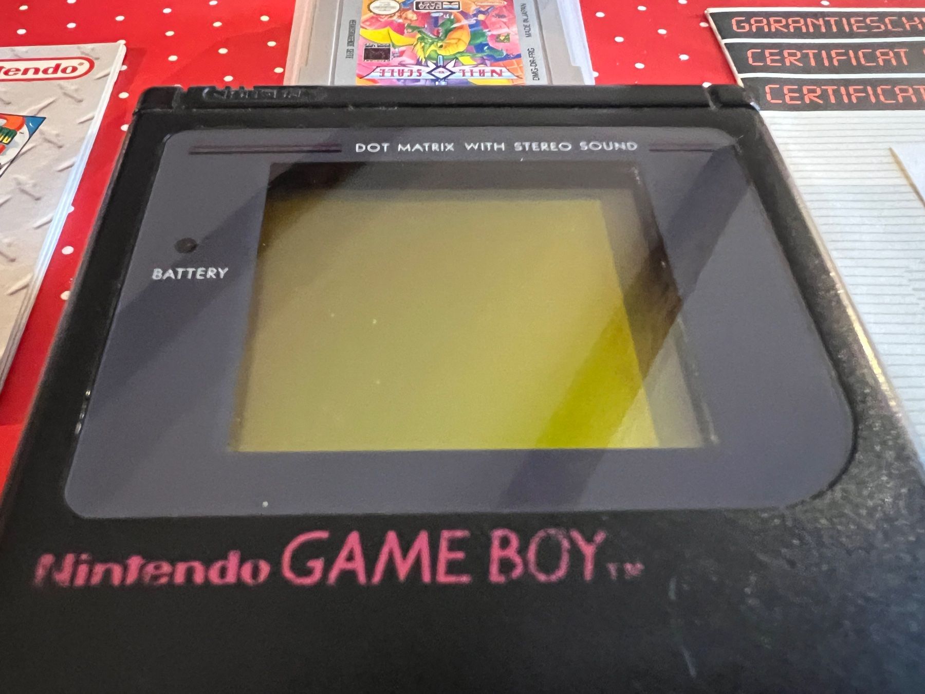 Nintendo Console: GAMEBOY BLACK with NAIL SCALE game, working, nice optic! – Usato da Astano venduto da hyperion-atlas 2