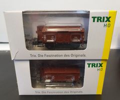 TRIX:DC: 2 X SCHIENENPUTZWAGEN 24050 OVP