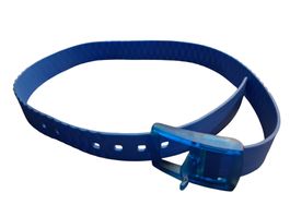 Kunststoff Gürtel Blau ca. 114cm Länge