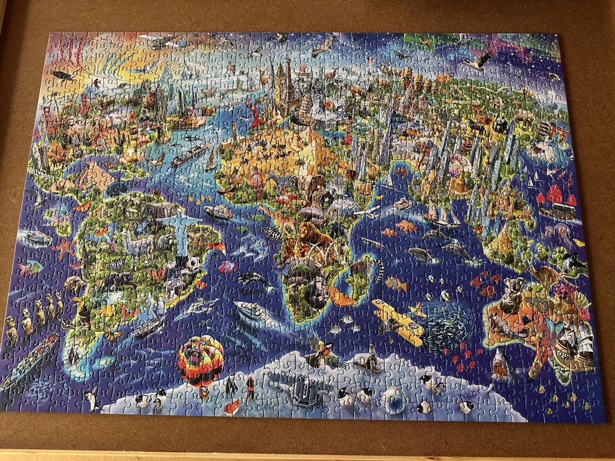 Puzzle: 1000 Puzzle: Entdecke unsere Welt – Usato da Ottikon venduto da lo99 1