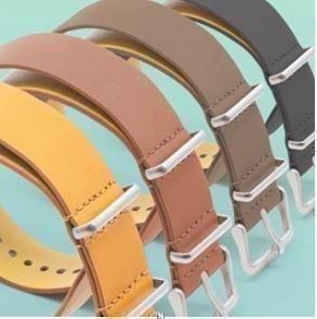 Cinturini per orologio: 22.00mm NATO|Cuir|Lederarmbanduhr| – Nuovo e nell'imballaggio originale da Ligerz venduto da micla.shop 5