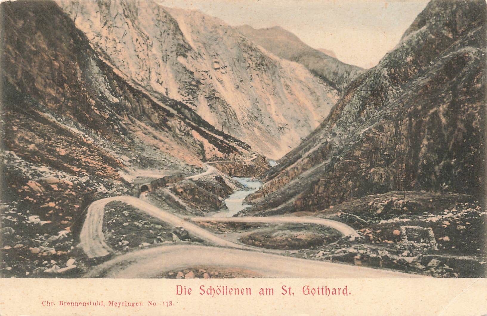 Cartoline postali: Die schallenden am st. Gotthard – Usato da Biasca venduto da Blenio71