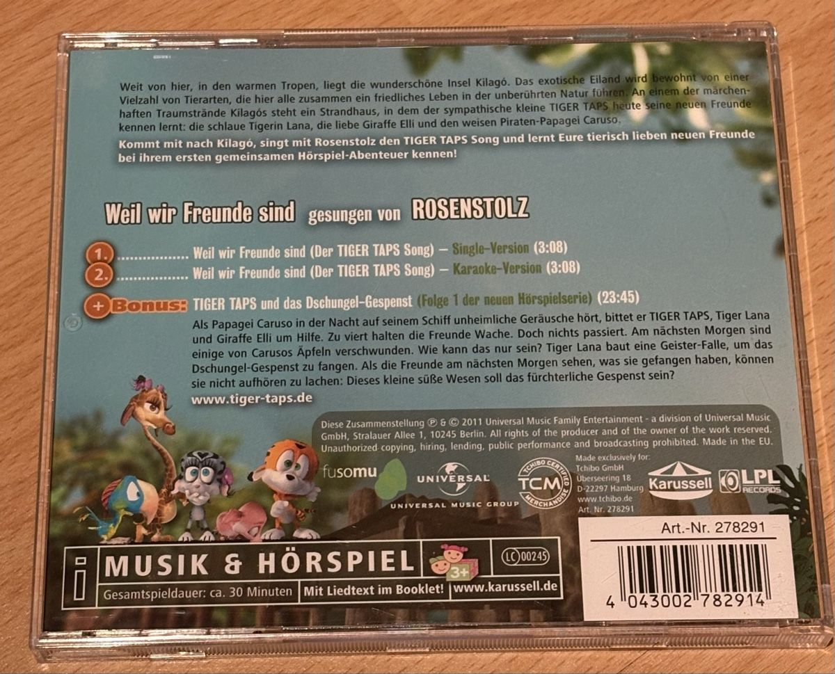 CD: CD weil wir Freunde sind – Usato da Hünenberg See venduto da spartakus02 1