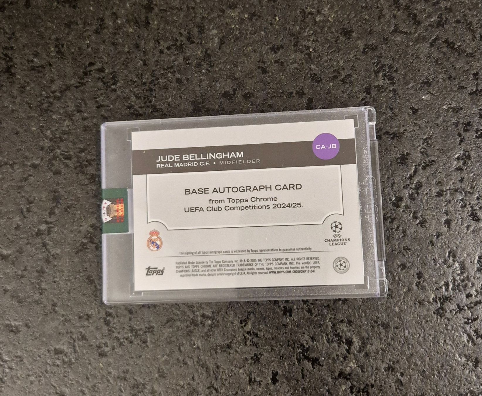 Topps Sammelbilder & Trading cards: Jude Bellingham /50 Autogramm - Real Madrid - Topps – Neu (gemäss Beschreibung) aus Burg AG von Danoe 1