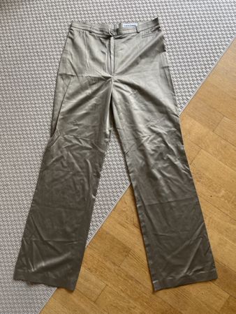 Hosen, Laura Lebek, grün-glänzend, 40