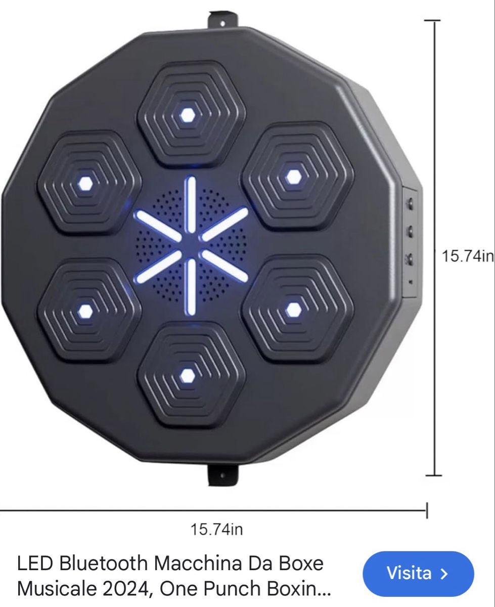 Sacchi da boxe: Box Bersaglio da boxe intelligente LED Bluetooth Musicale – Usato da Bürglen UR venduto da Cardosoluis 1