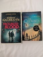2 Robert Galbraith crime fiction books - JKRowling author