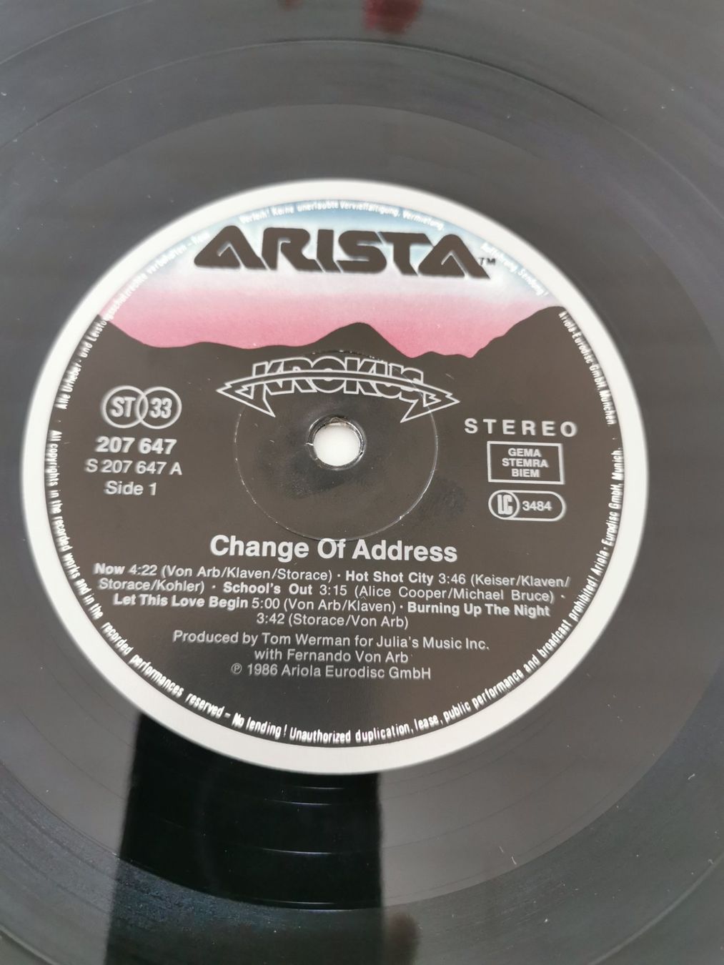 Dischi in vinile: Krokus - Change of Address - LP – Usato da St.Gallen venduto da Tamal0204 3