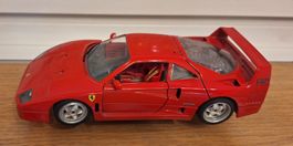 Modellauto Ferrari F40 Bburago Massstab 1:18 rot
