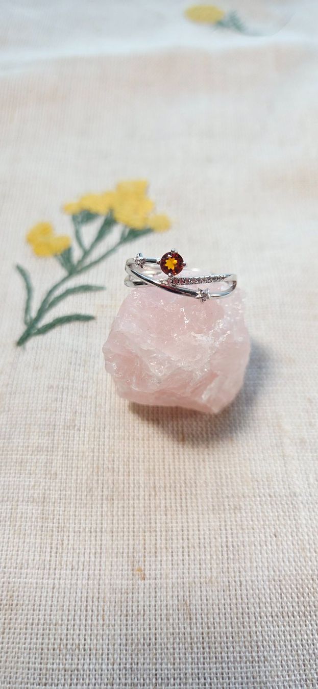 Anelli: NEW - S925 Citrine Ring (Adjustable) – Nuovo (secondo la descrizione) da Zürich venduto da cin_wcf6 3