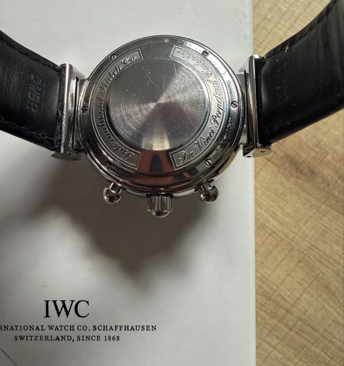 IWC Bracciali & Braccialetti: IWC Da Vinci ewiger Kalender Chronograph – Usato da Zürich venduto da daki81 3