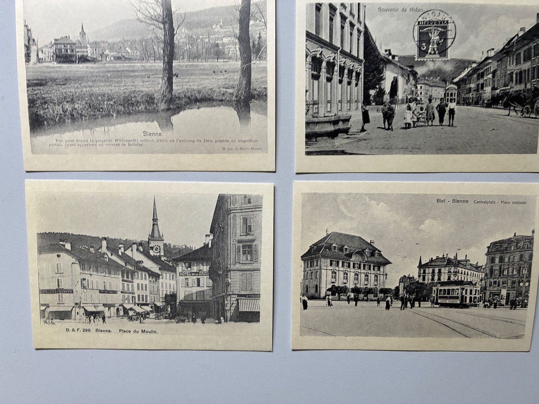Cartoline postali: Antike Postkarten Biel – Usato da Ammerzwil BE venduto da Frama0 4