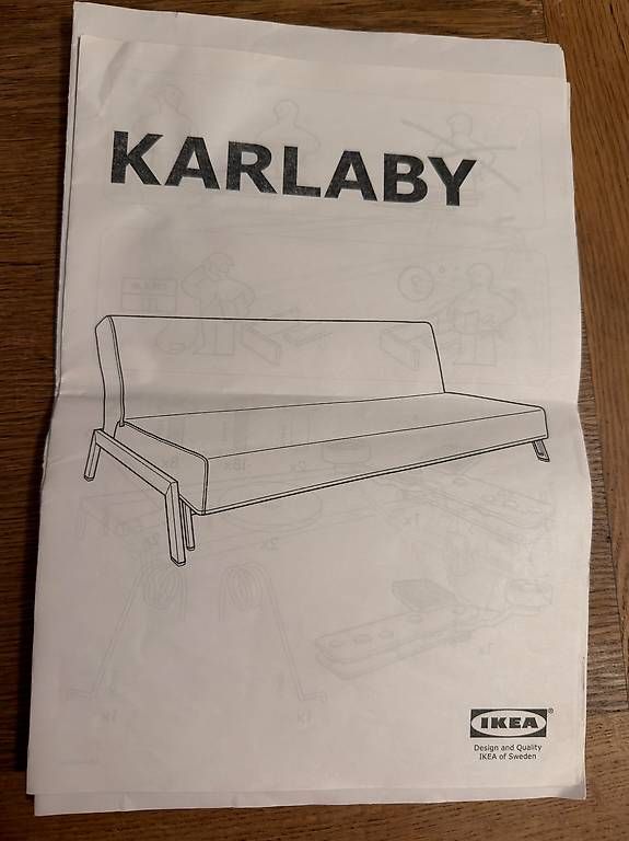 Divani: Schafsofa Ikea Karlaby, weiss – Usato da Basel venduto da SuraCh 4