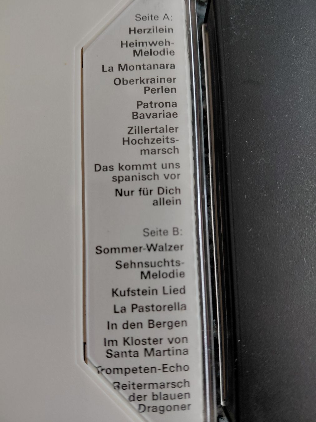 Musicassette: 2 Tonbandkassetten.  – Usato da Bonaduz venduto da topolino052 2