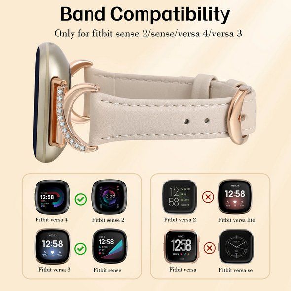 Fitbit Smartwatch: Armband bracelet Luxar für Fitbit Versa 3/4 Sense 2 – Neu und originalverpackt aus Lausanne von WATCH-WORLD 5