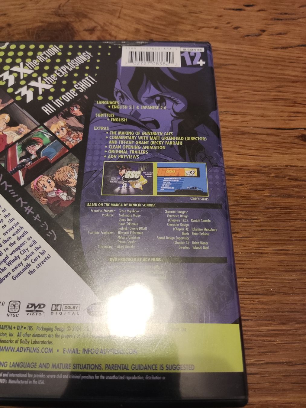 Alle DVDs: Gunsmith Cats - Bulletproof! DVD Anime Serie – Gebraucht aus Oberembrach von giu_7ksd 3