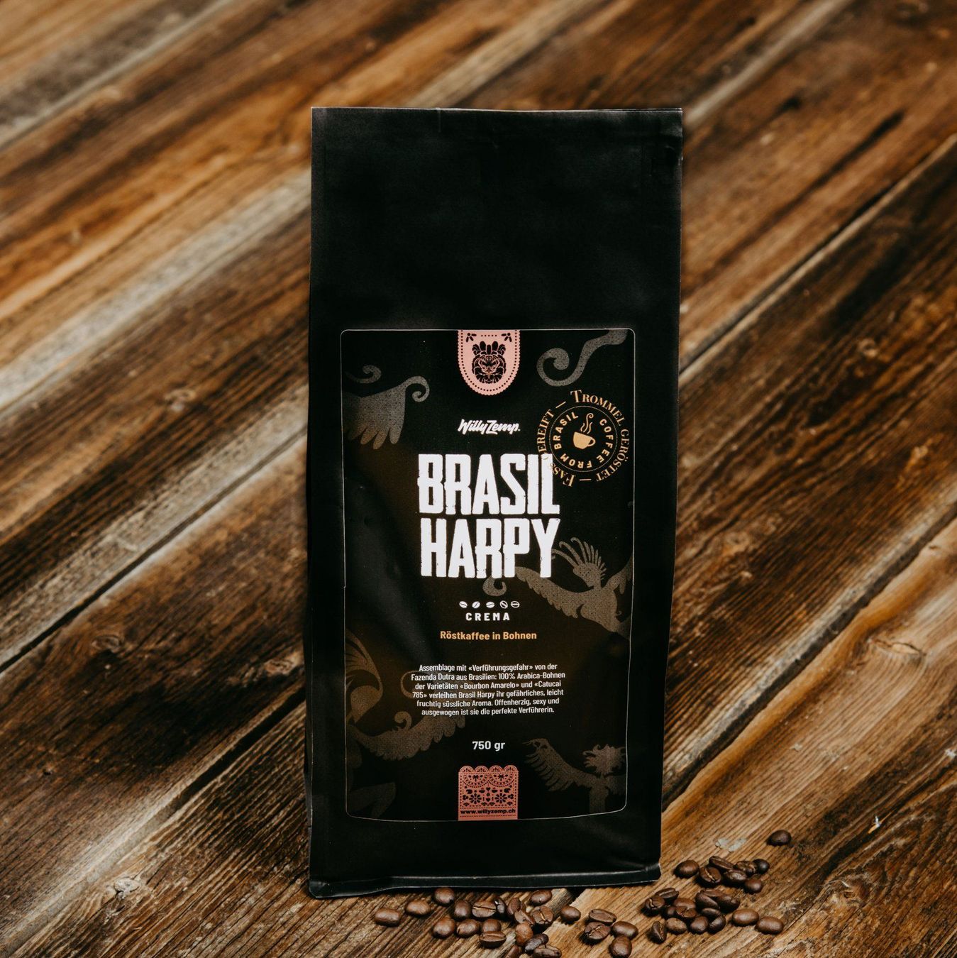 Lebensmittel & Spezialitäten: Brasil Harpy Crema Coffee from Brasil – Neu und originalverpackt aus Doppleschwand von Kaffee-Sommelier