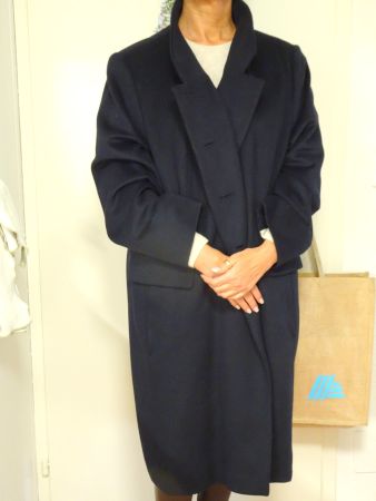 Mantel Damen Select.,dunkelblau, edel,eleg. neu Ulla Popkens
