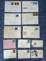Enveloppes avec timbres Pro Juventute années 60