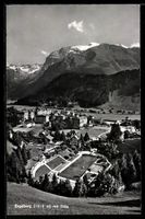 AK Engelberg, Ortspartie mit Schwimmbad und Titlis