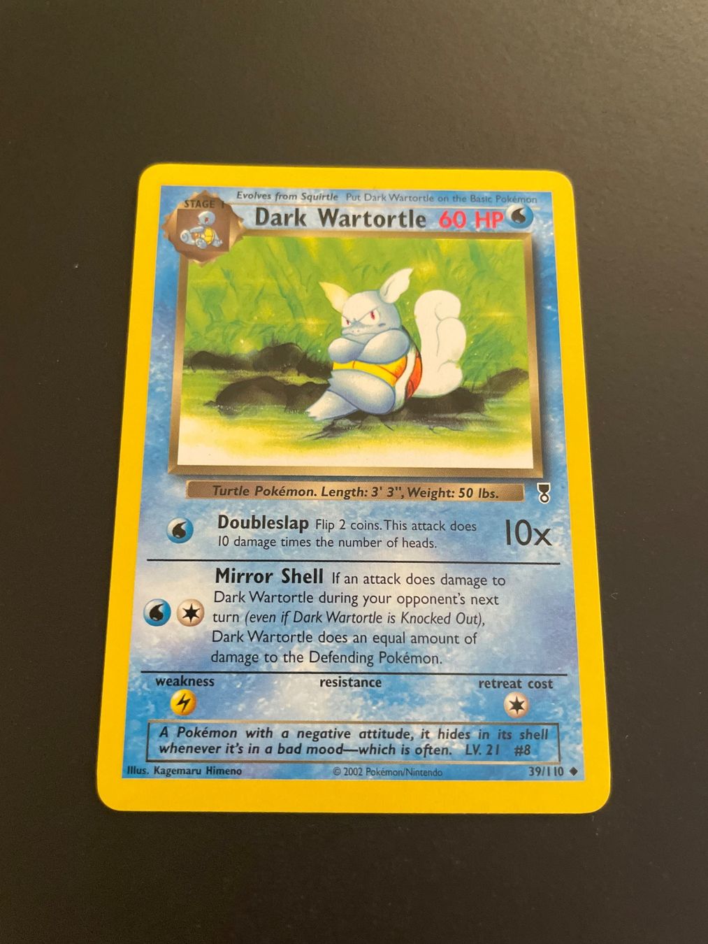 Pokémon Carte collezionabili: Dark Wartortle 39/110 Legendary Collection – Usato da Zürich venduto da pokemon_cards