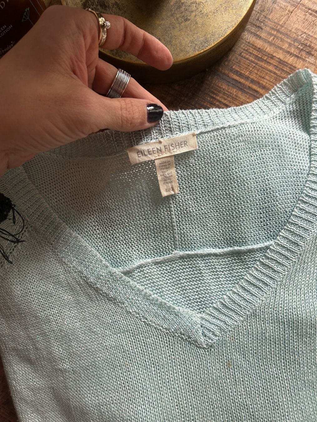 Maglioni & Felpe: Eileen Fisher 100% Leinen Pullover - Gr. L – Usato da Illnau venduto da Monkky 2