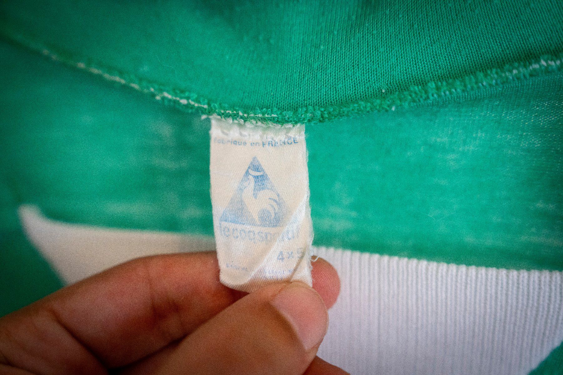 Le Coq Sportif Canottiere & Pantaloni: Maillot vintage Saint-Étienne 1981-1984 – Usato da Monthey venduto da gabpmd 3