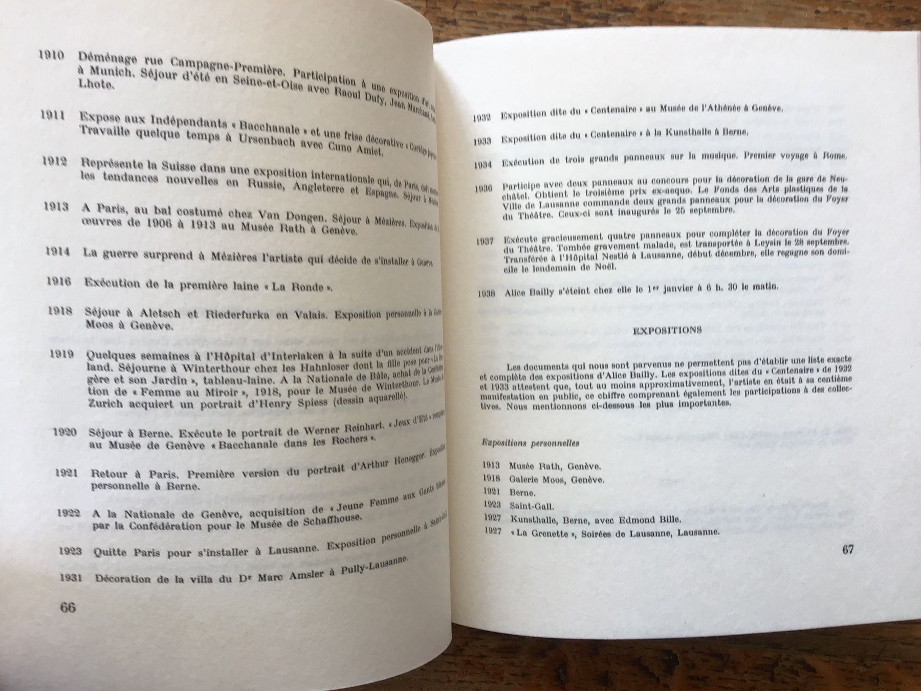 Livres: Alice Bailly par Georges Peillex – D'occasion à Fully par Ruby97 5