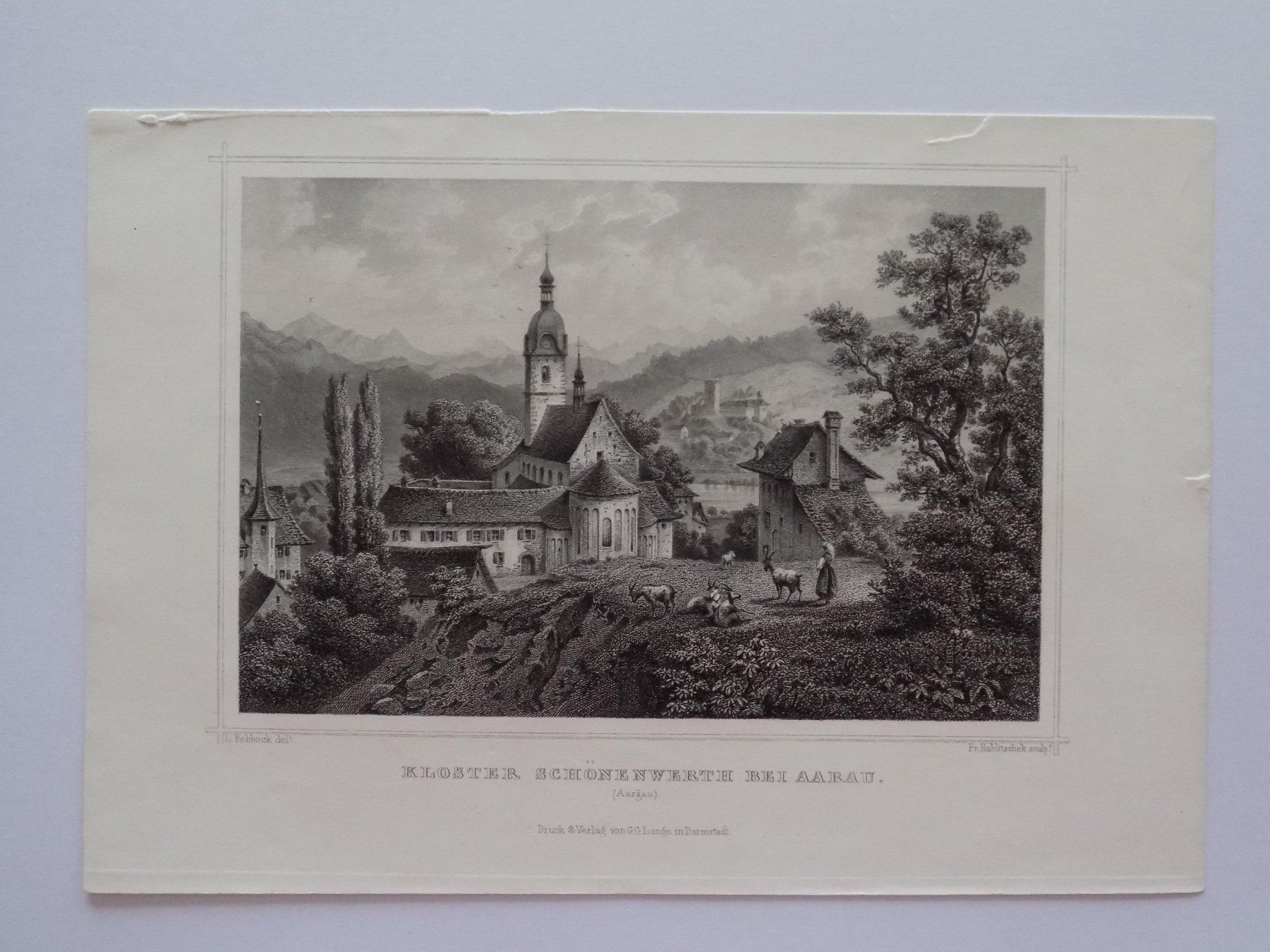 Incisioni: Kloster Schönenwerd Aarau – Usato da Risch venduto da Antikfee