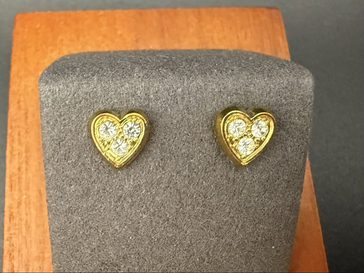 Orecchini pendenti & Orecchini a lobo: Elegante Herzohrringe, Vintage – Usato da Lamone venduto da LaCantinaMagica 2