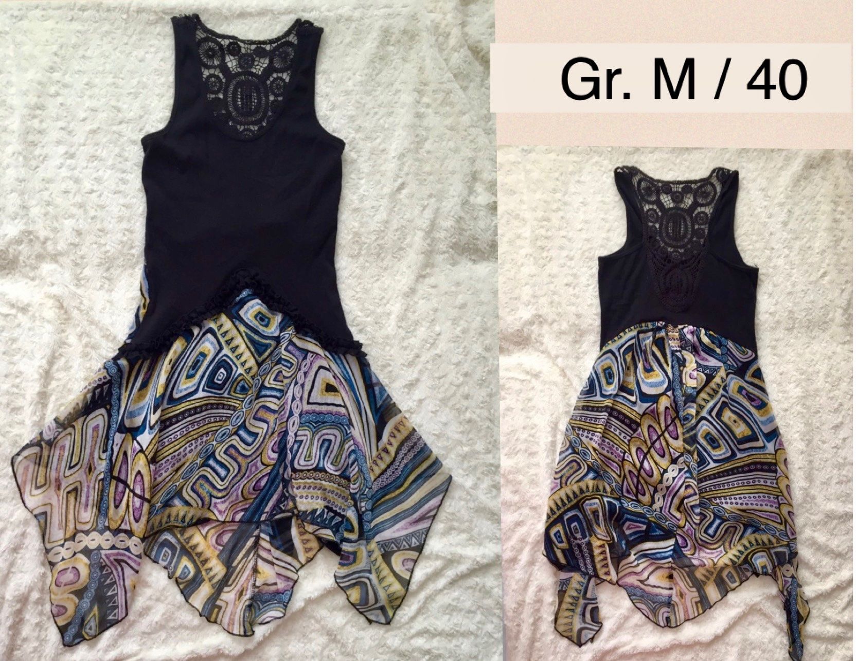Robes: Kleid oder Tunika Gr. M, up-cycling, einzigartig – D'occasion à Emmenbrücke par little.treasures