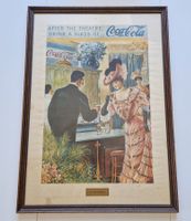 Reproduction affiche publicitaire orig. Coca-Cola - 48/66cm