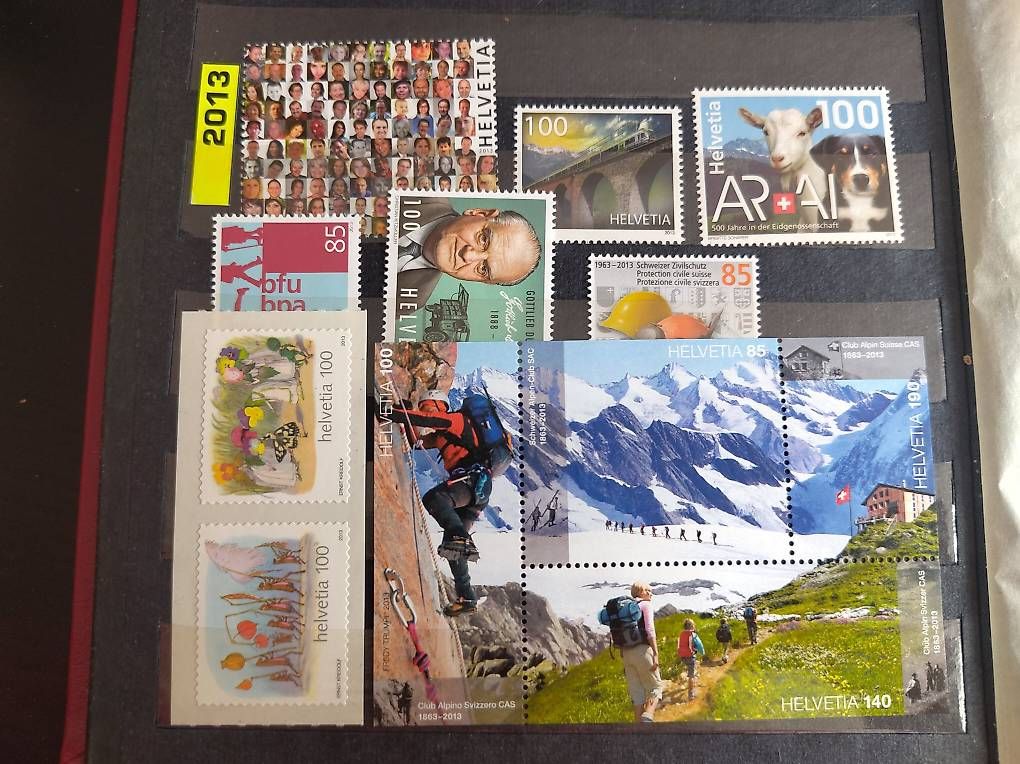Tutti i francobolli: Jahresserie 2013 Post Briefmarken postfrisch – Nuovo (secondo la descrizione) da Wohlen AG venduto da gnabbr