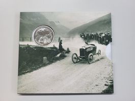 20.- Sondermünze Klausenpass 2018 im Folder