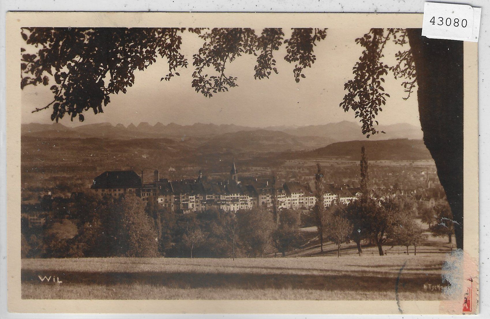 Cartoline postali: Wil SG - Generalansicht – Usato da Ettingen venduto da Kartenplanet