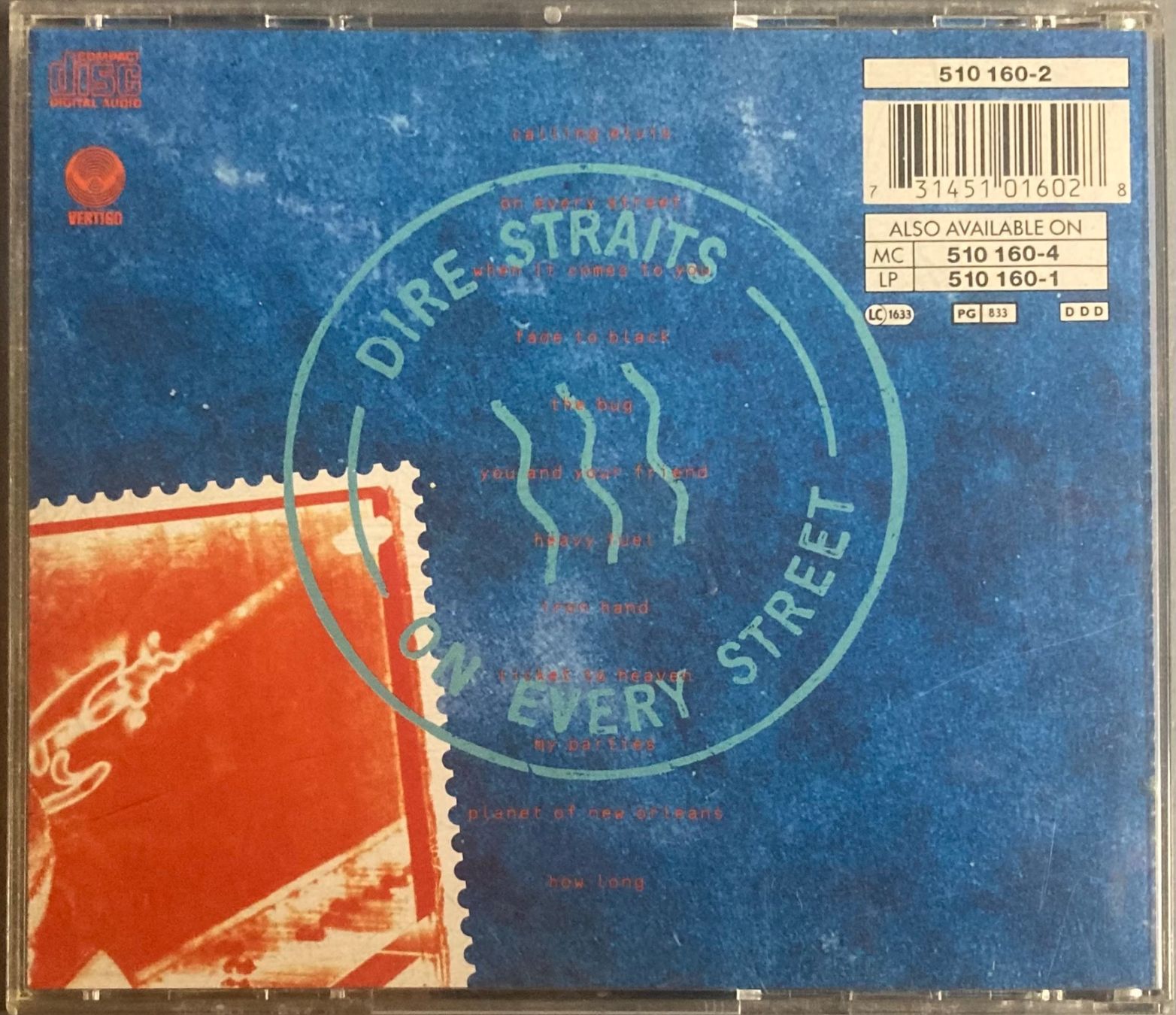 Dischi in vinile: DIRE STRAITS - ON EVERY STREET – Usato da Poliez-Pittet venduto da Newtown-Records 1