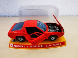 Politoys 1/25 Alfa Romeo Montreal, neuwertig in OVP