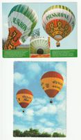 2 Ansichtskarten mit Heissluftballons (Pilskrone/Westfalen)