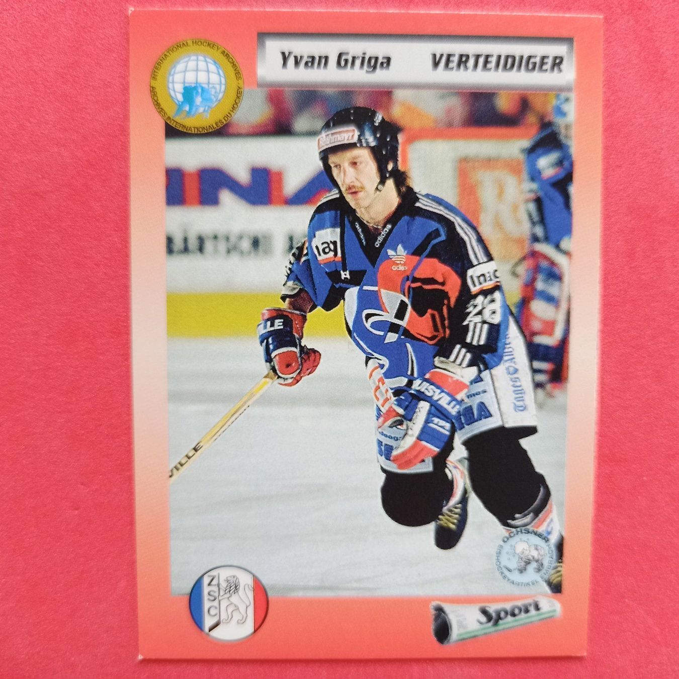 Sammelbilder & Trading cards: Yvan Griga - ZSC CARD - 1993/94 – Gebraucht aus Dübendorf von kb86_MOVIE