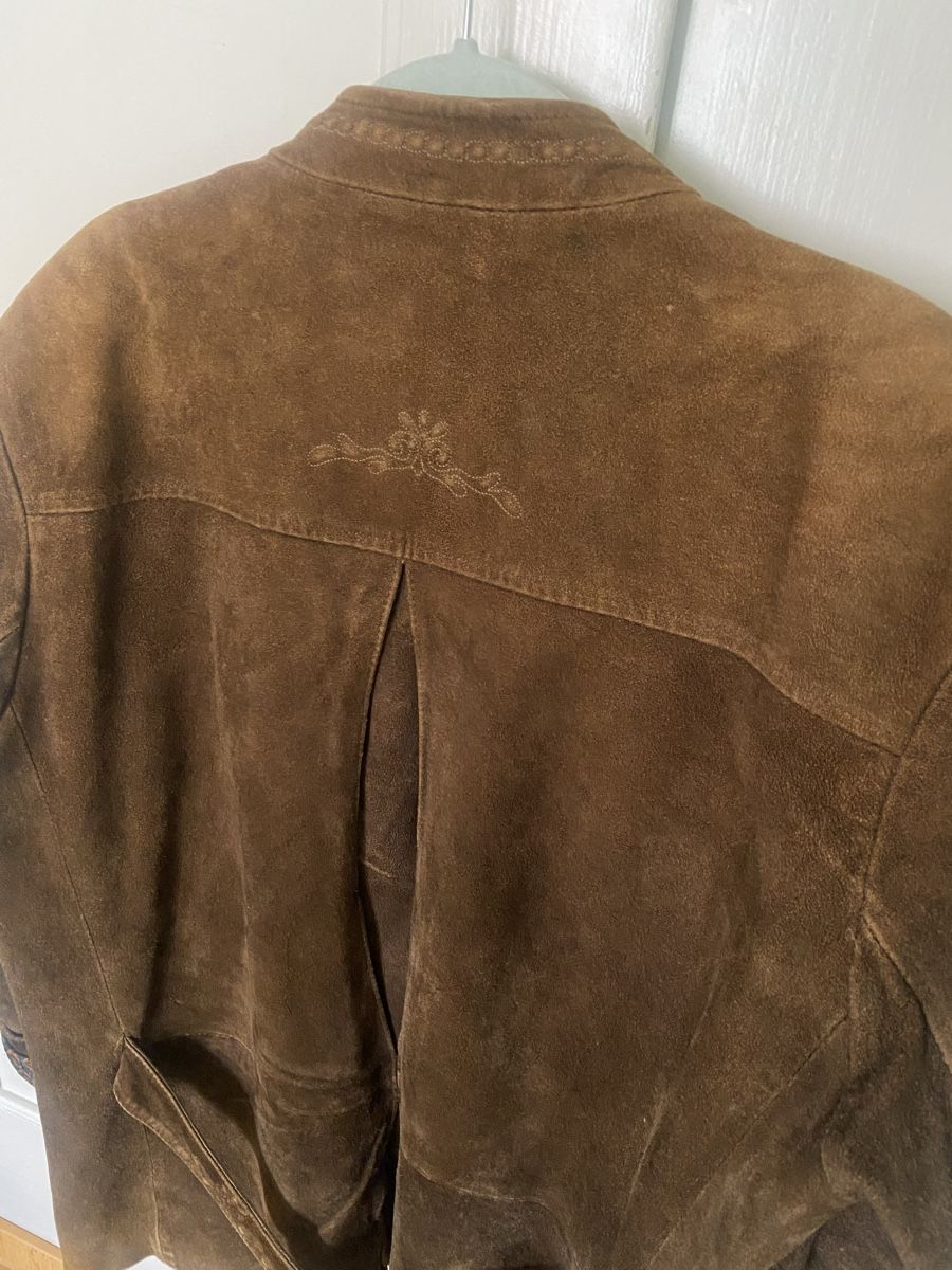 Vestes: Brown suede jacket vintage  – Neuf (Voir description) à Bern par alexjop 7