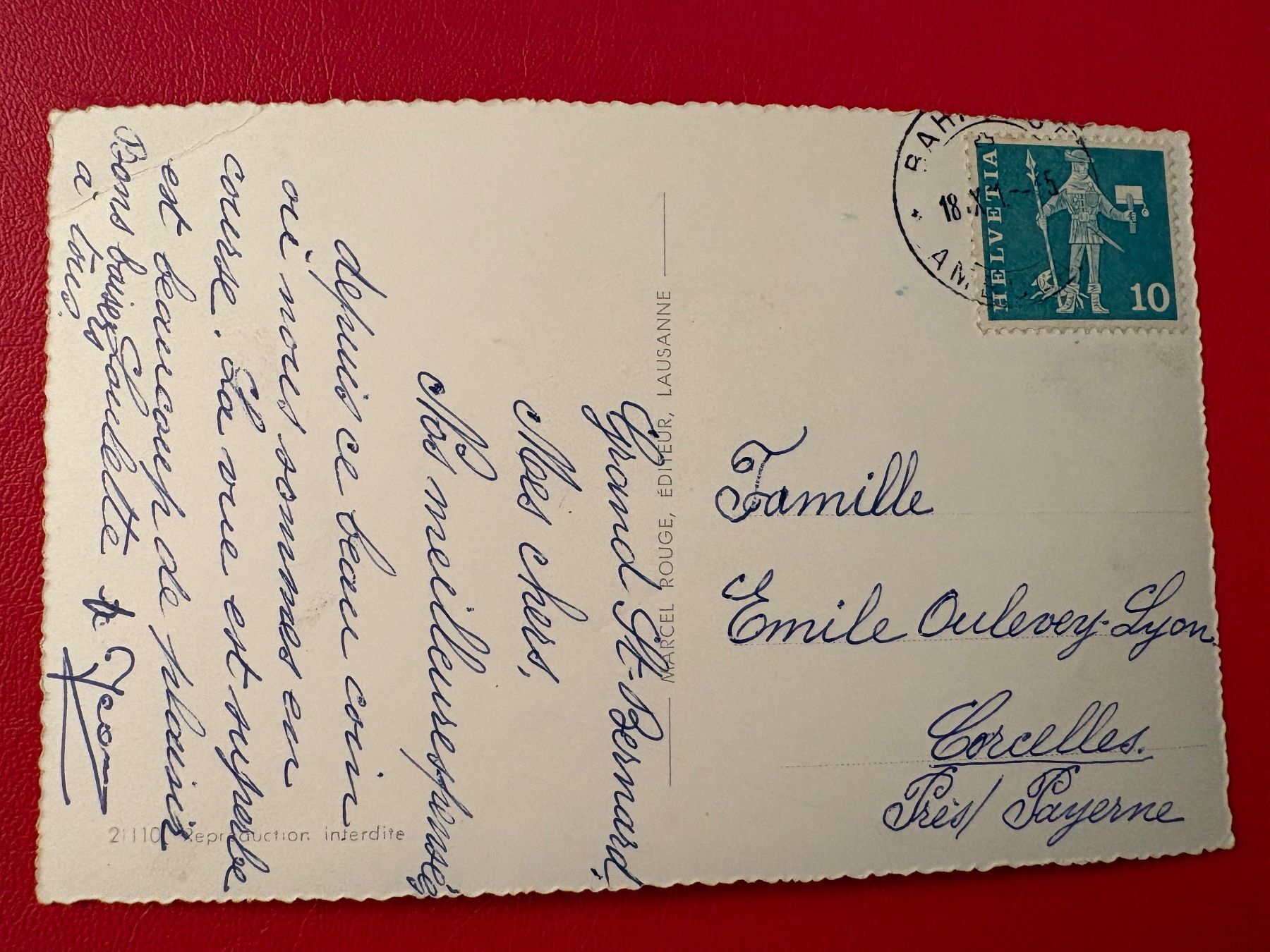 Cartoline postali: Hospice du Grand St. Bernard – Usato da St-Légier-La Chiésaz venduto da Theo005 1