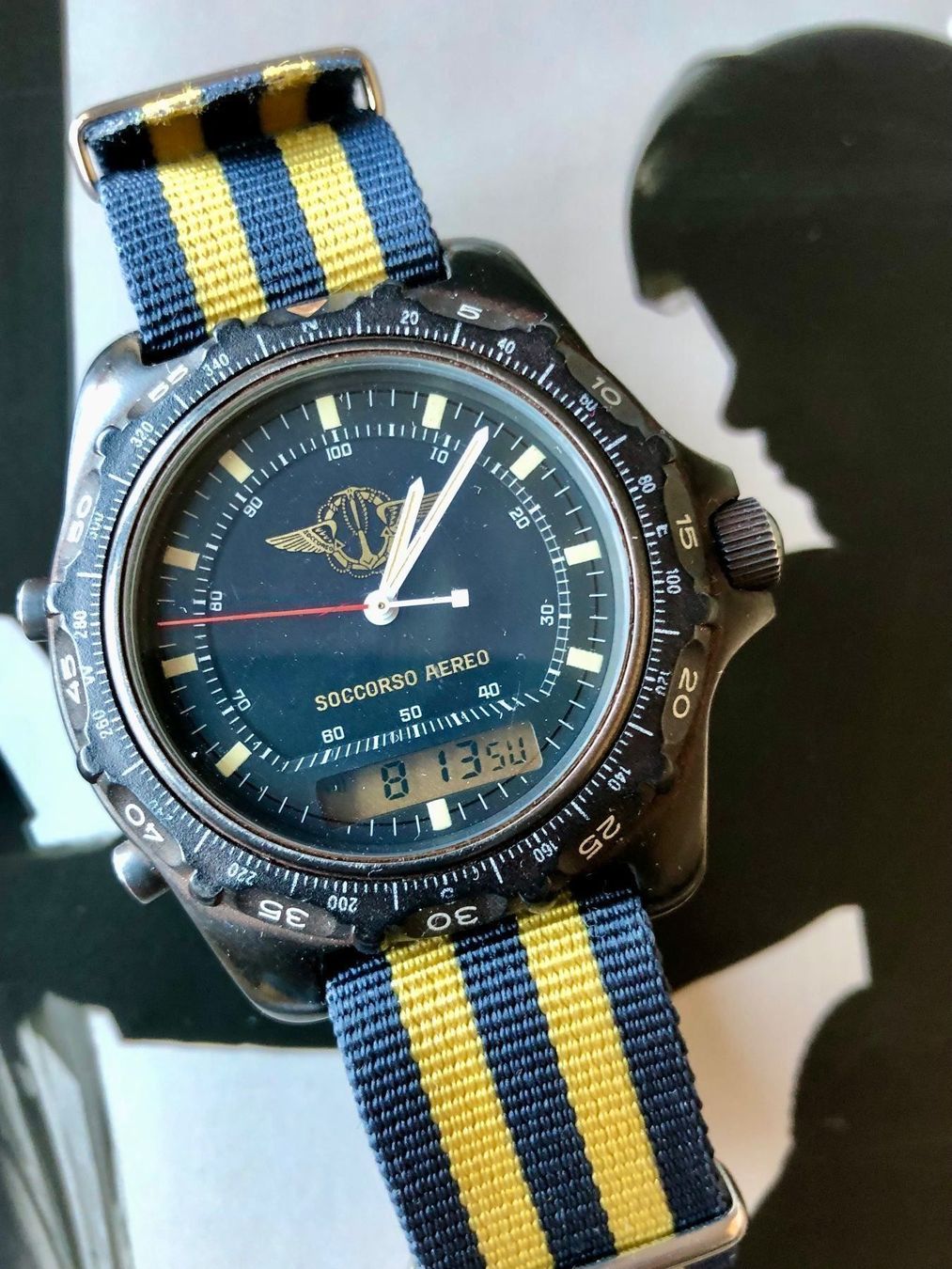 Orologi: Pluton Chronograph "Soccorso Aereo" – Usato da Zeihen venduto da Swissmade