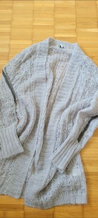 Hoss Intropia Strickjacke, Grau, Grösse S
