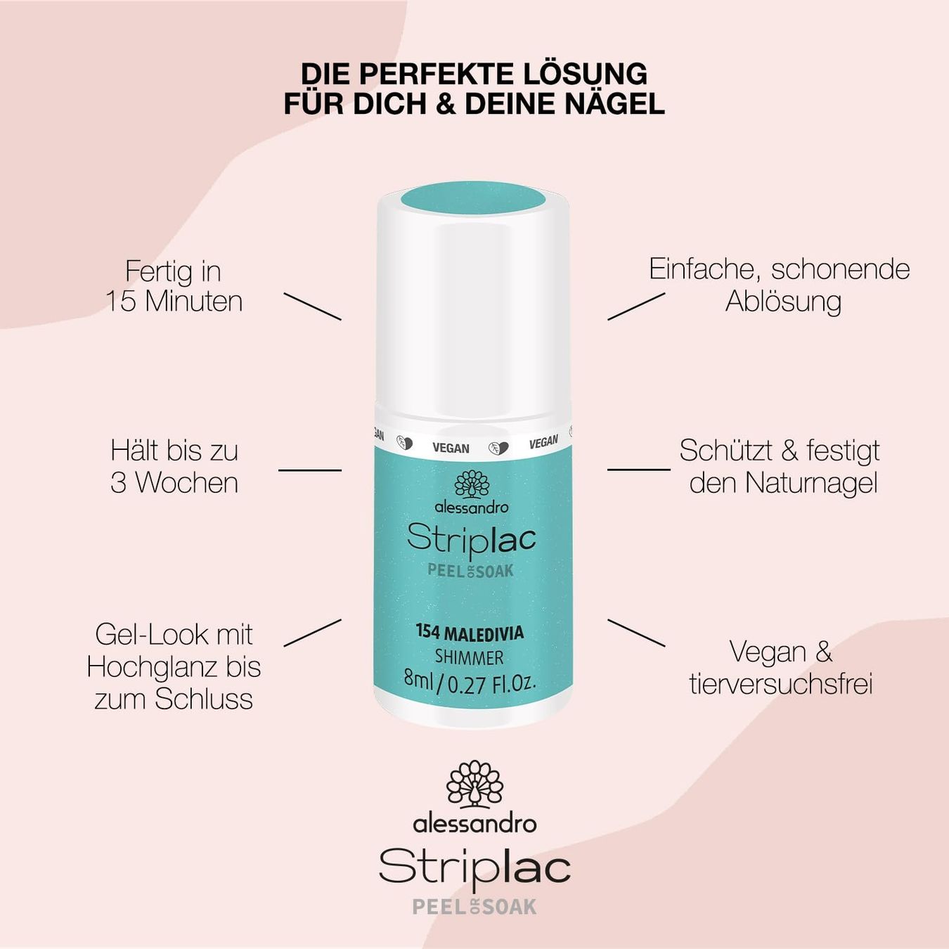 Unghie finte: StripLac Maledivia 8ml Alessandro / UVP 28.50 – Nuovo e nell'imballaggio originale da Zäziwil venduto da blackpearl 2